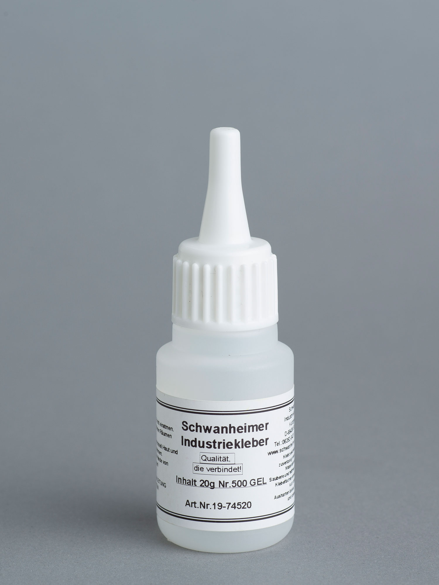 Schwanheimer Industrial Adhesive Gel No. 500 20g