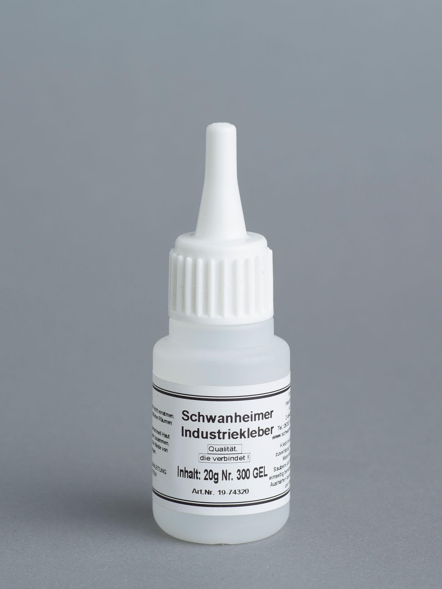 Schwanheimer Industriekleber Gel Nr. 300 (mittelviskos) / 20g